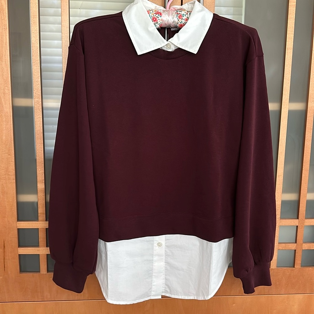 Loft Layered Sweatshirt - Picture 2 of 7
